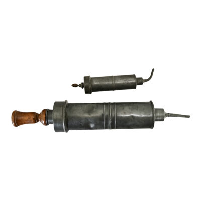 English Pair of 19th Century Medical Syringes