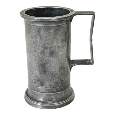 French 19th Century Pewter Tankard