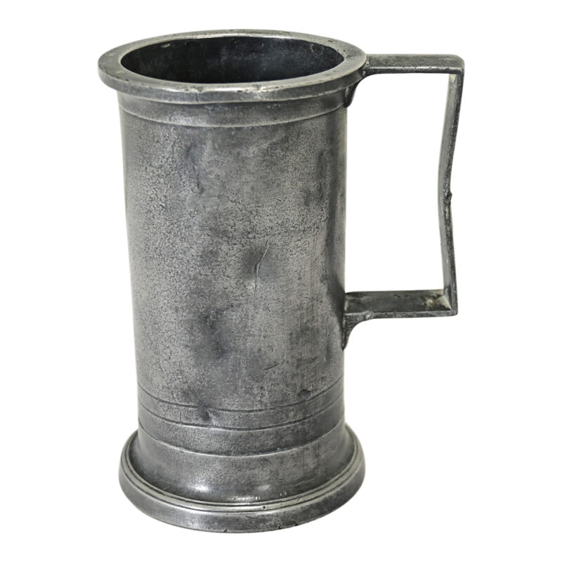French 19th Century Pewter Tankard