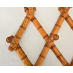 French 19th Century Faux Bamboo Coat & Hat Rack