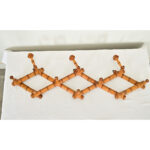 French 19th Century Faux Bamboo Coat & Hat Rack