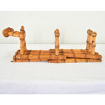 French 19th Century Faux Bamboo Coat & Hat Rack