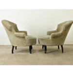 French Pair of 19th Century Napoleon III Club Chairs