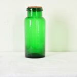 French Green Glass Pickling Jar
