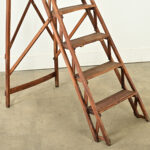 French 20th Century Oak Library Stairs