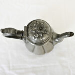 English 19th Century Victorian Pewter Teapot