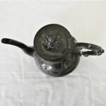 English 19th Century Victorian Pewter Teapot
