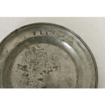 French 18th Century Pewter Charger Plate