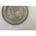 French 18th Century Pewter Charger Plate
