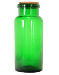 French Green Glass Pickling Jar 1 French Green Glass Pickling Jar