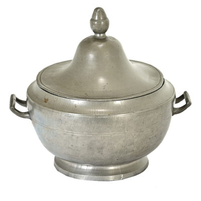 French 19th Century Pewter Tureen
