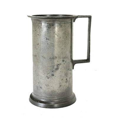 French 19th Century Pewter Tankard