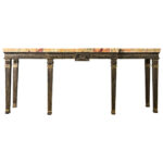 Dutch Vintage Louis XVI Faux Marble Console 1 Dutch Vintage Louis XVI Faux Marble Console