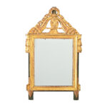 French 18th Century Louis XVI Gilt & Painted Mirror 1 French 18th Century Louis XVI Gilt & Painted Mirror
