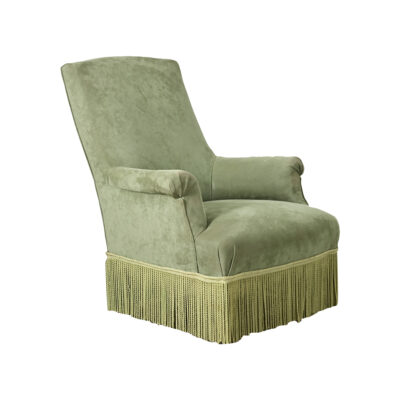 French 20th Century Napoleon III Style Bergere Chair