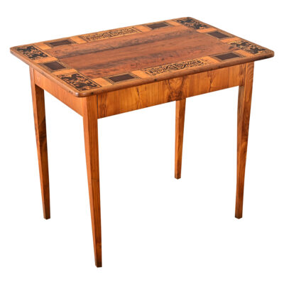 French 19th Century Marquetry Inlay Desk