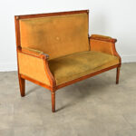French 19th Century Louis XVI Tall Back Settee