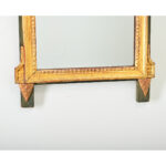 French 18th Century Louis XVI Gilt & Painted Mirror