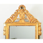 French 18th Century Louis XVI Gilt & Painted Mirror