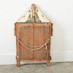 French 18th Century Louis XVI Gilt & Painted Mirror