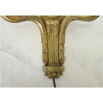 French Pair of 19th Century Louis XVI Style Gilt Bronze Sconces