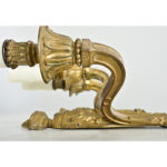 French Pair of 19th Century Louis XVI Style Gilt Bronze Sconces
