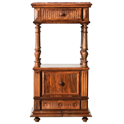 French 19th Century Rosewood Bedside Table