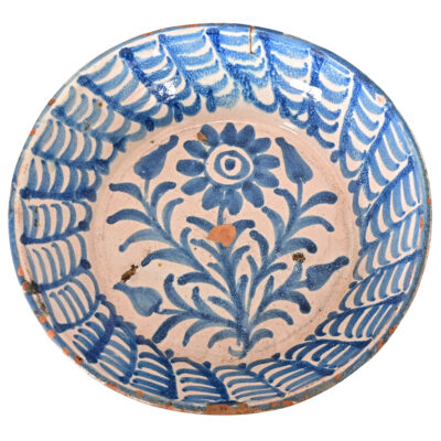 Spanish 19th Century Fajalauza Bowl from Granada