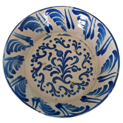 Spanish 19th Century Fajalauza Bowl from Granada