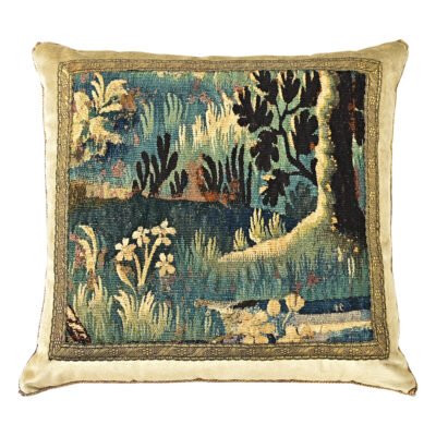BVIZ Antique Tapestry Fragment Pillow