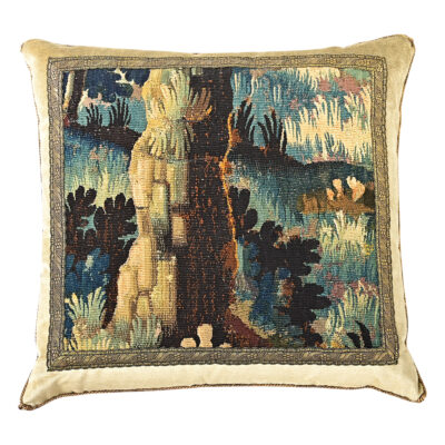 BVIZ Antique Tapestry Fragment Pillow