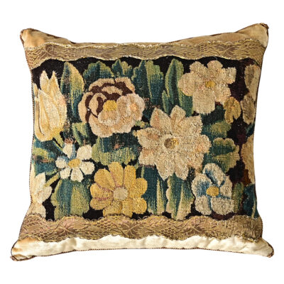 BVIZ Antique Tapestry Fragment Pillow