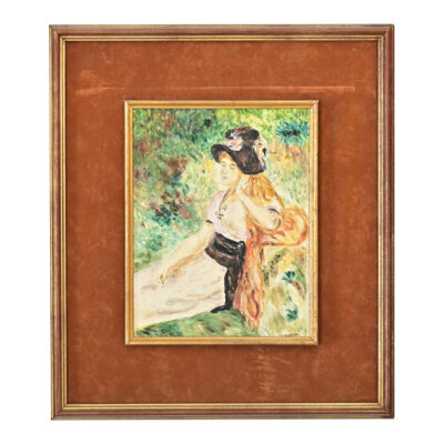 French Vintage Renoir Tribute Painting