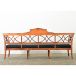 Swedish 19th Century Maple Biedermeier Settee