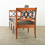 Swedish 19th Century Maple Biedermeier Settee