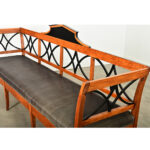 Swedish 19th Century Maple Biedermeier Settee