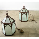 Pair of English Vintage Lanterns