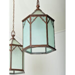 Pair of English Vintage Lanterns