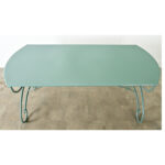 French 19th Century Iron Dining Table in New Powdercoat