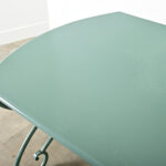 French 19th Century Iron Dining Table in New Powdercoat