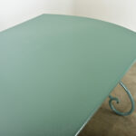 French 19th Century Iron Dining Table in New Powdercoat