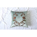 BVIZ Antique European Raised Gold Embroidery Pillow