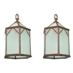 Pair of English Vintage Lanterns