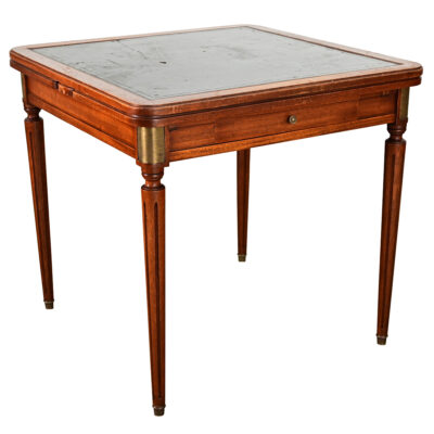 French 20th Century Mahogany Game Table