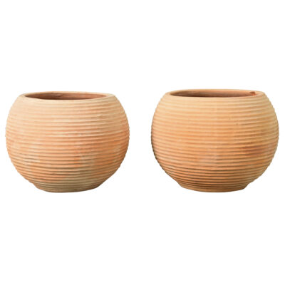 Pair of Greek Reproduction Terracotta Pots