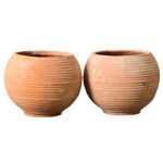 Pair of Greek Reproduction Terracotta Pots