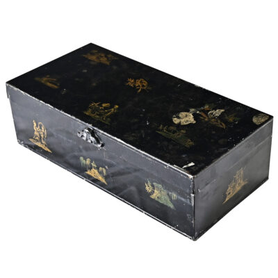 English Chinoiserie Tole Box