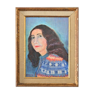 French Vintage Framed Portrait