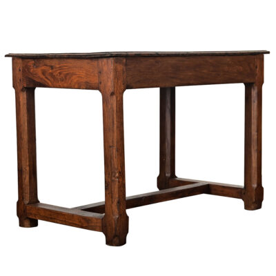 French 19th Century Solid Oak Petite Farm Table
