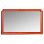 French 19th Century Louis Philippe Painted Bistro Mirror 1 French 19th Century Louis Philippe Painted Bistro Mirror